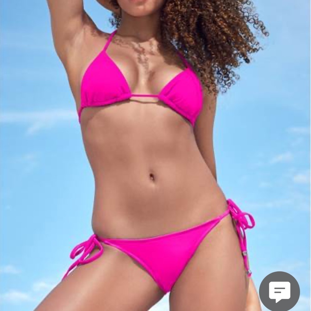 OP Triangle Bikini Top & Bottom Swim Suit Size XlL - Picture 1 of 7